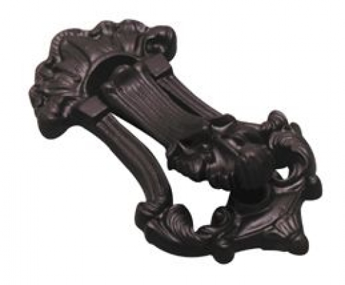 Ornamental Knocker Cast Iron Black 45mm
