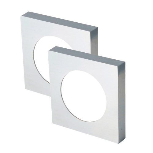 Square Adaptor Rose for Builders Choice Levers CP 52mm
