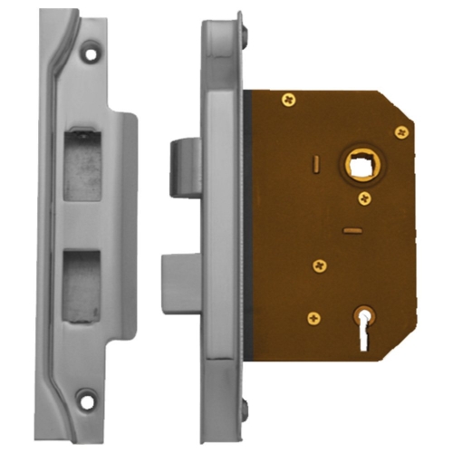 Rebated Lock 3 Lever SC 45mm