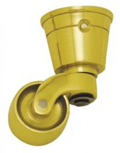 Castor Brass Wheel Cup PB 44mm