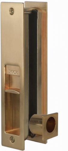 Integrated Flush Pull Sliding Door Passage Set SB 178x38mm