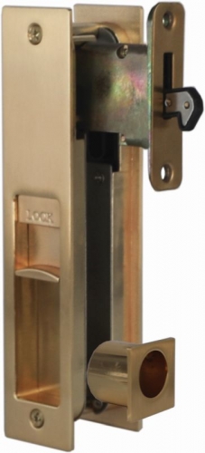 Integrated Flush Pull Sliding Door Privacy Set SB 178x38mm